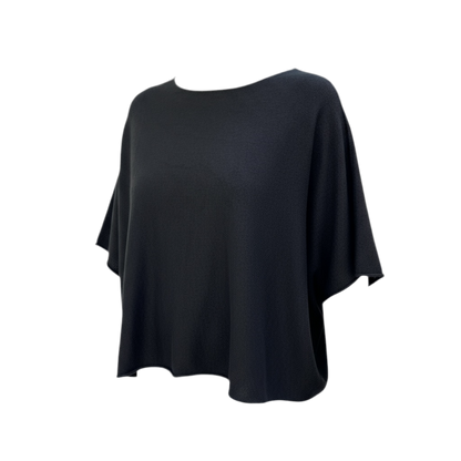 Maille basique loose et douce noire