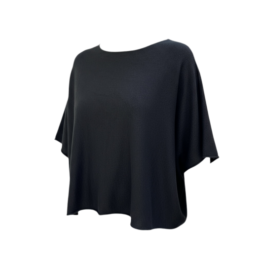 Maille basique loose et douce noire