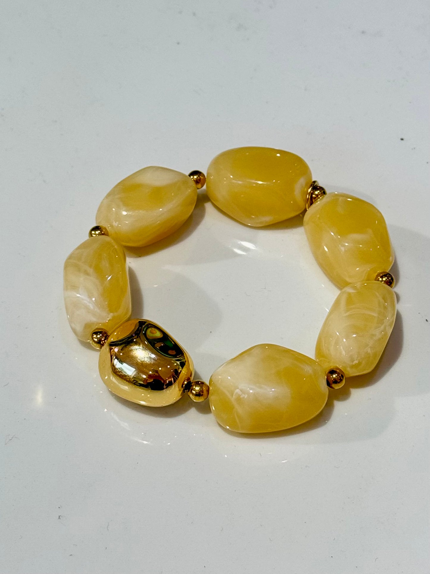 Bracelet boule résine