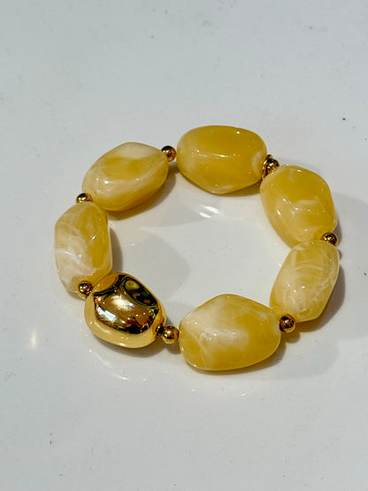 Bracelet boule résine