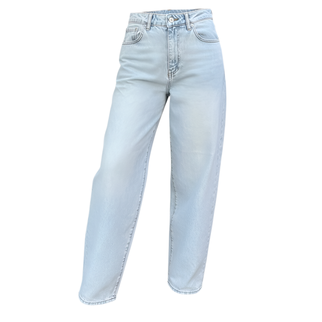 Jean coupe ballon baggy bleu