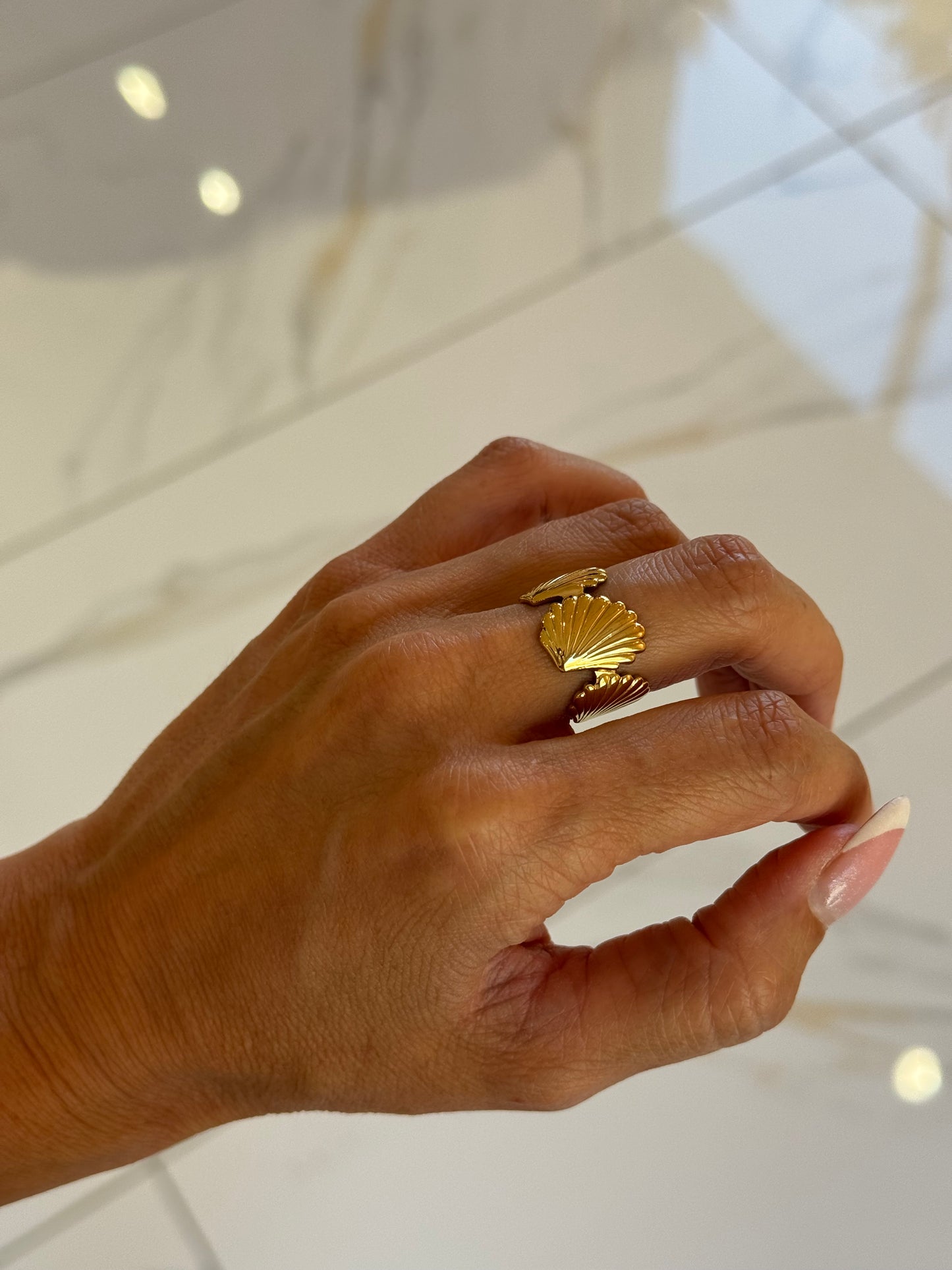 Bague coquillage