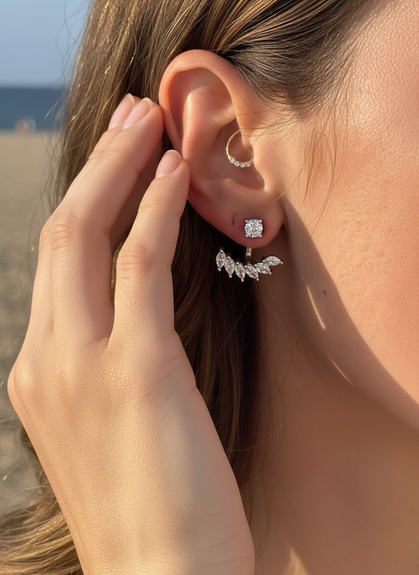 Boucles d’oreilles modèle Sophia - argent