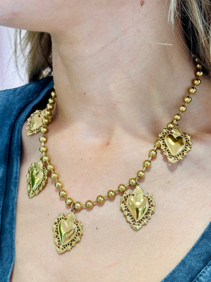 Collier multi Cœurs