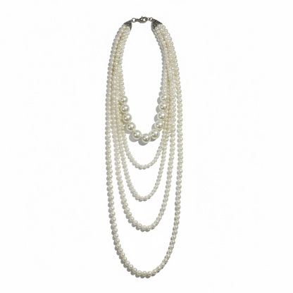 Collier multi rang perle