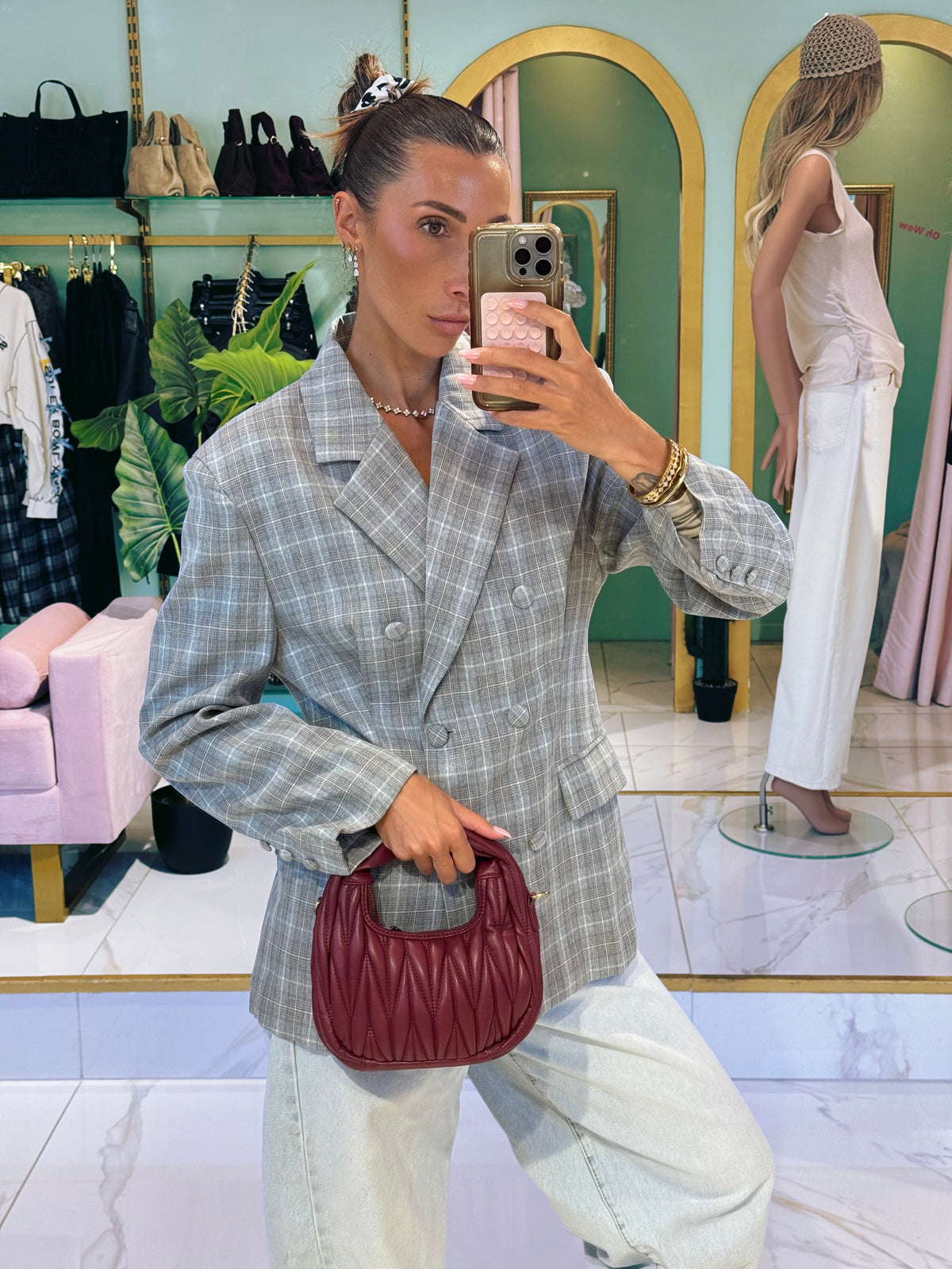 Sac dupe MIMI - bordeaux