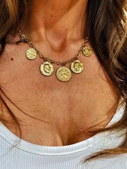 Collier pièces simple