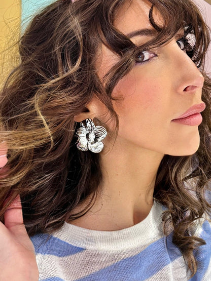 Boucles d’oreilles fleurs