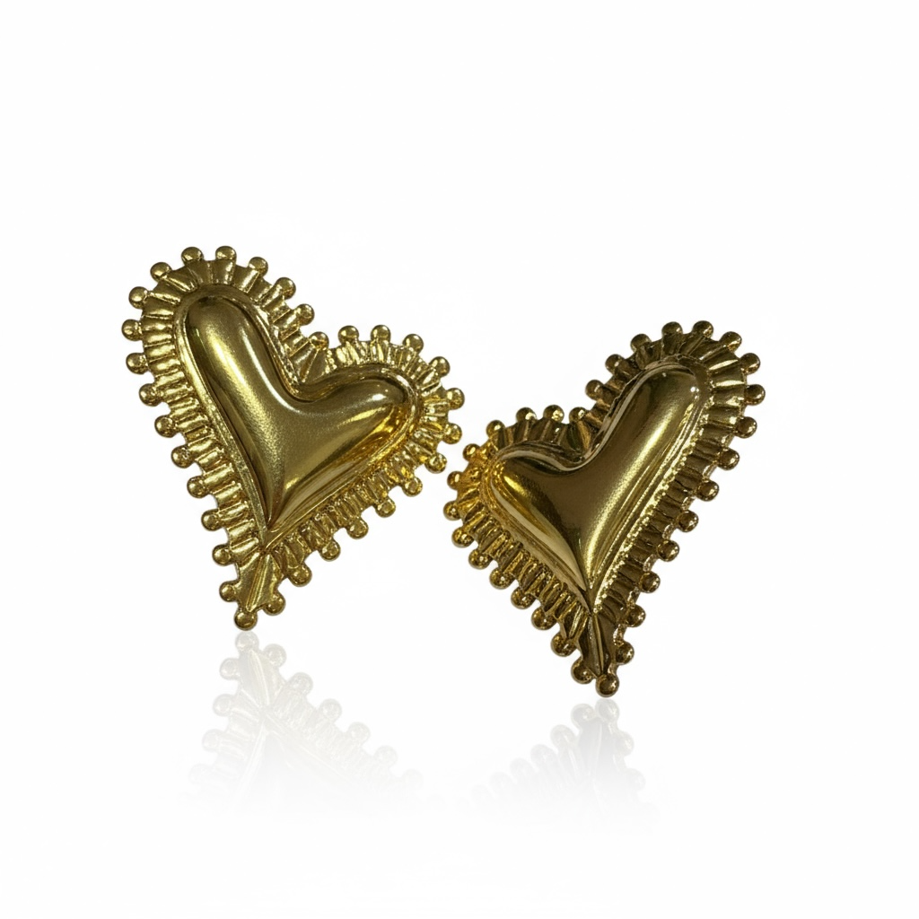 Boucles d’oreilles cœurs