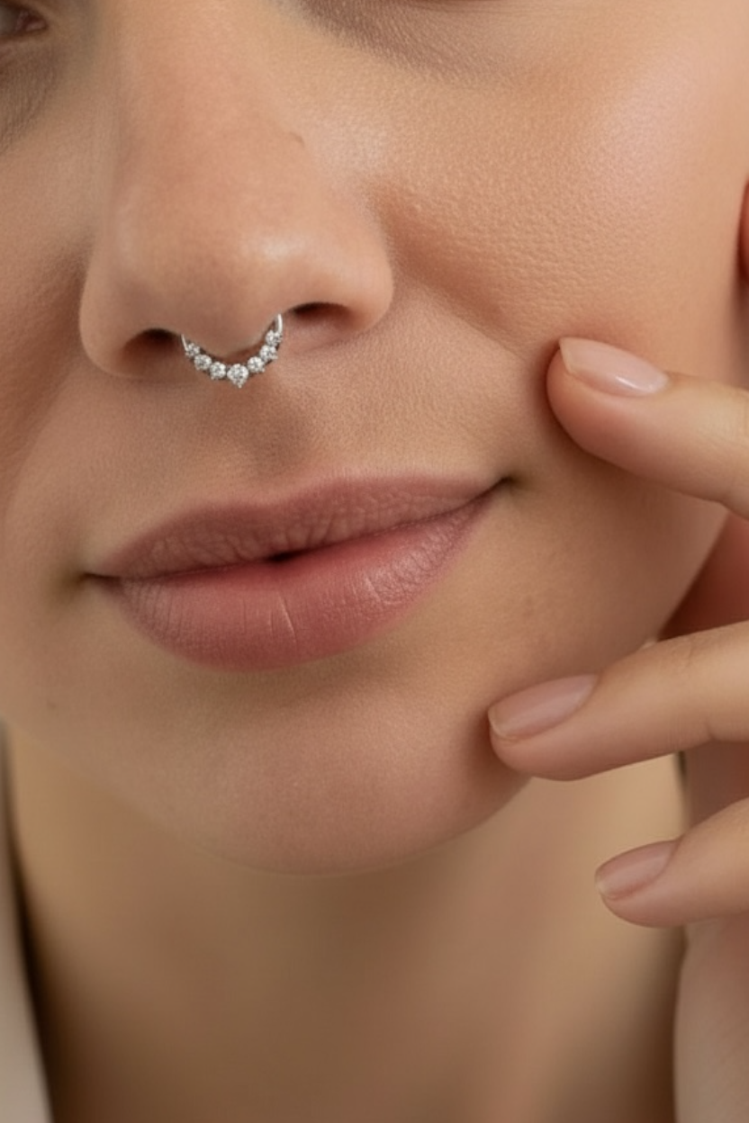 Piercing anneau diva