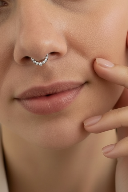 Piercing anneau diva