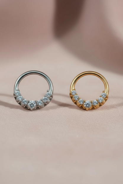 Piercing anneau diva