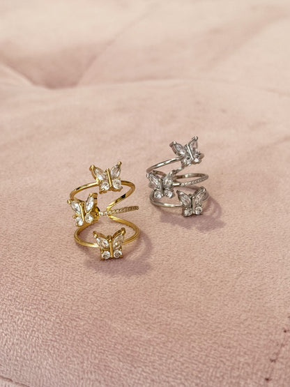 Bague papillon
