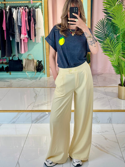 T-shirt « Citron » - Gris