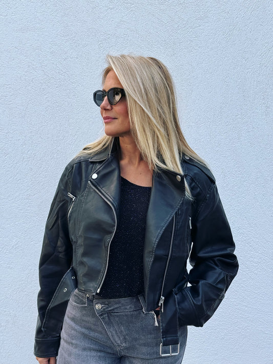 Perfecto oversize noir