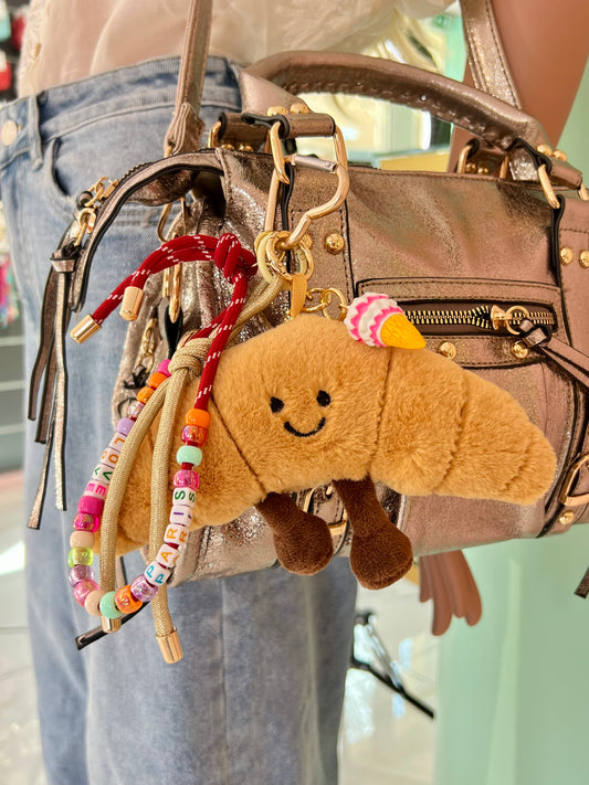 Bijoux de sacs  /porte-clés Colorés – Milemila modèle croissant