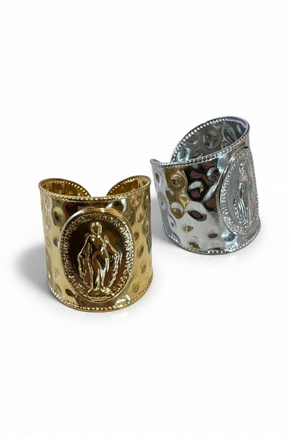 Bague madonne argent
