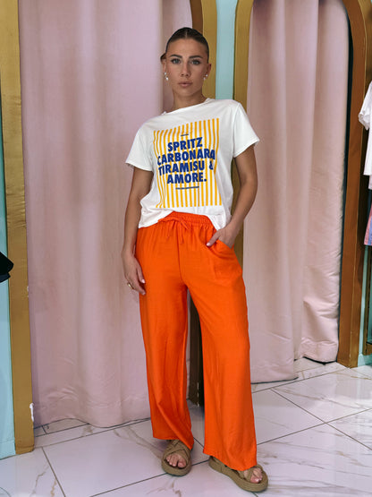 T-shirt spritz blanc