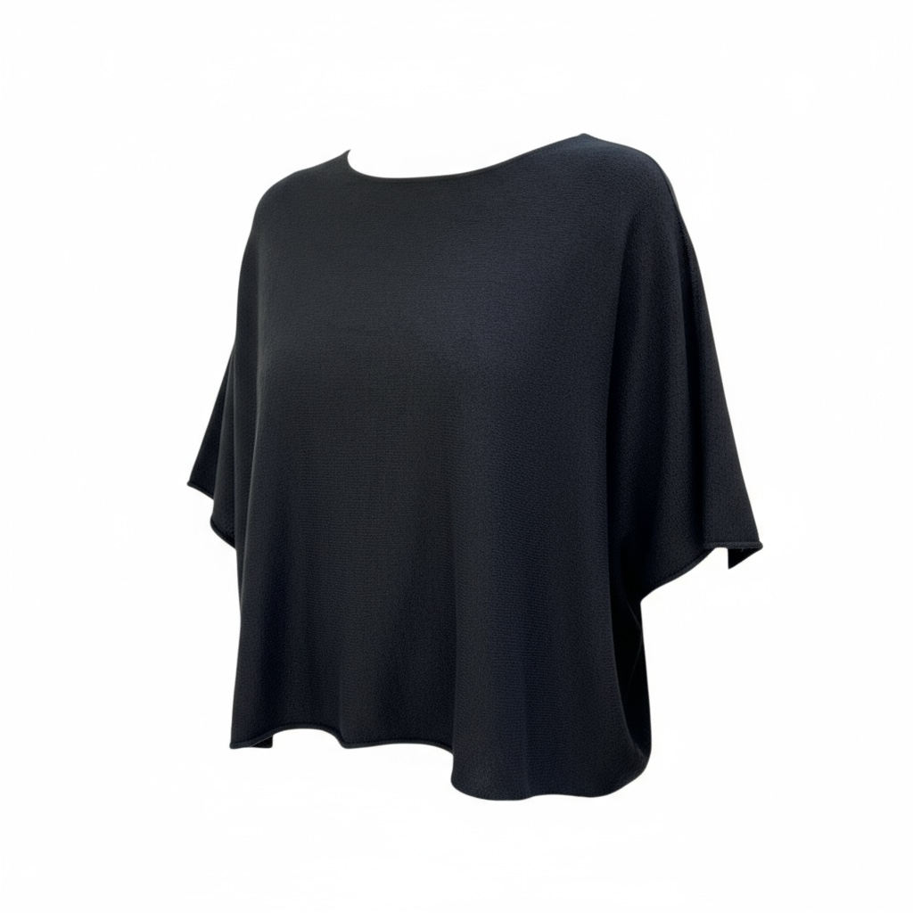 Maille basique loose et douce noire
