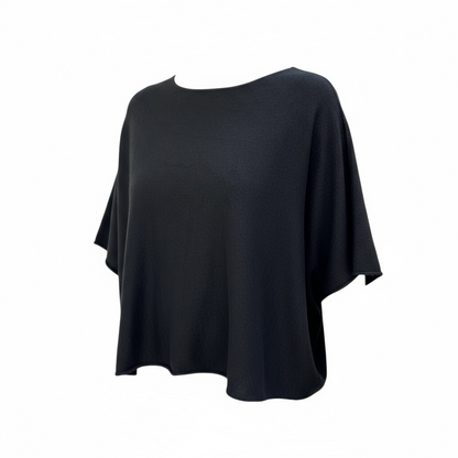 Maille basique loose et douce noire