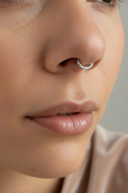 Piercing anneau finesse