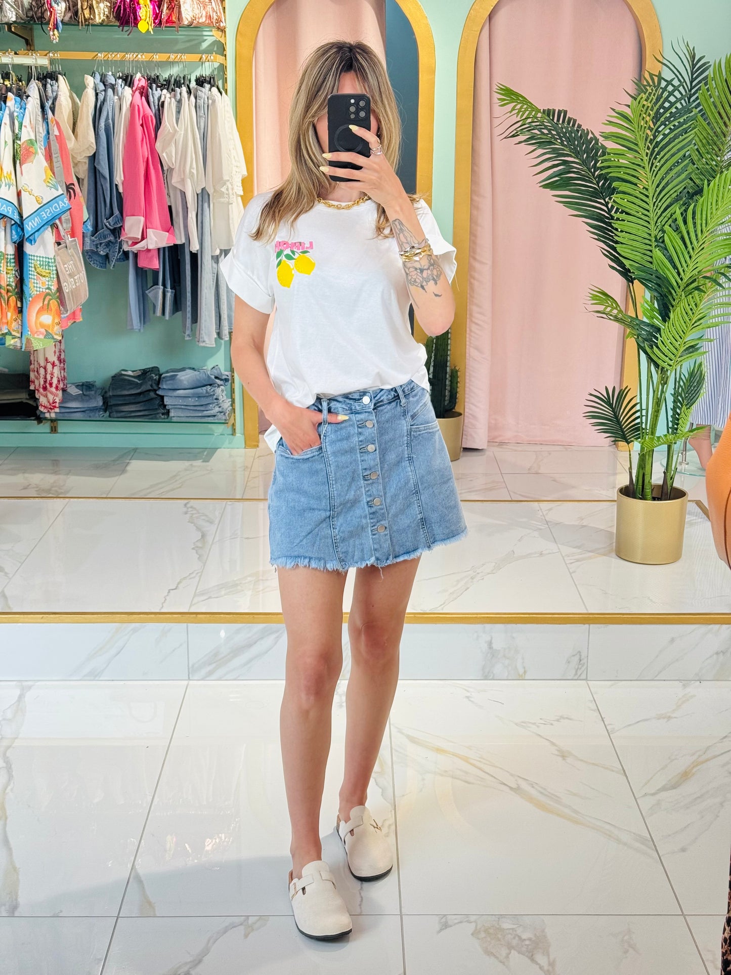 T-shirt « Limon » - blanc