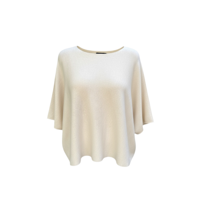 Maille basique loose et douce crème