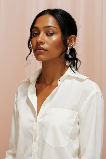 Bague d’oreille / faux piercing unisexe triple barre