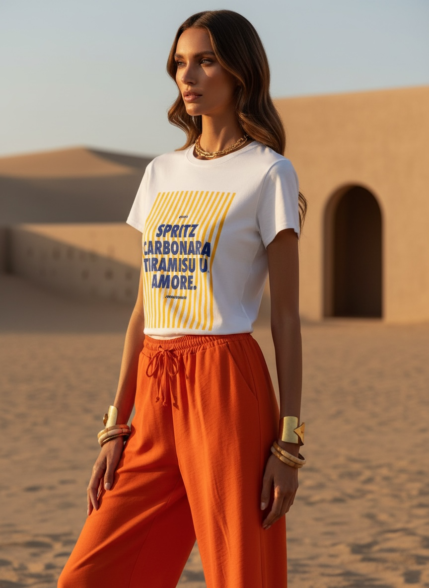 T-shirt spritz blanc