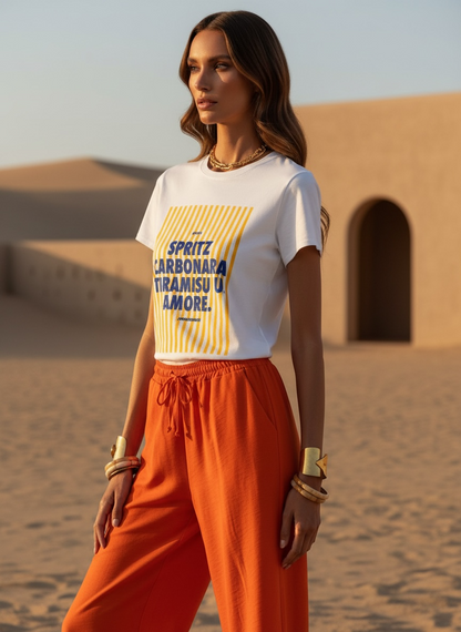 T-shirt spritz blanc