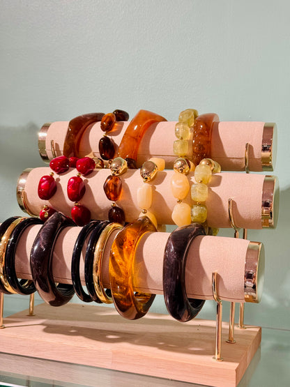 Bracelet jonc résine