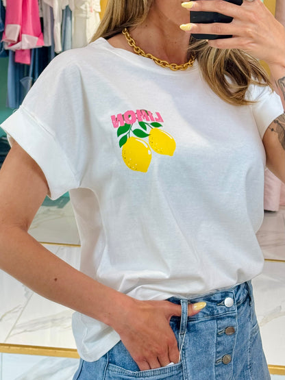 T-shirt « Limon » - blanc