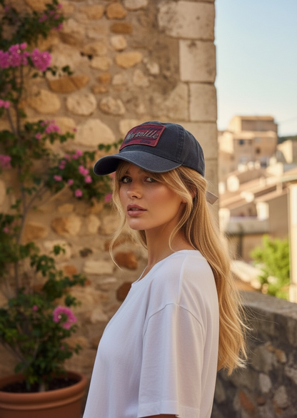 Casquette Marseille bleu denim