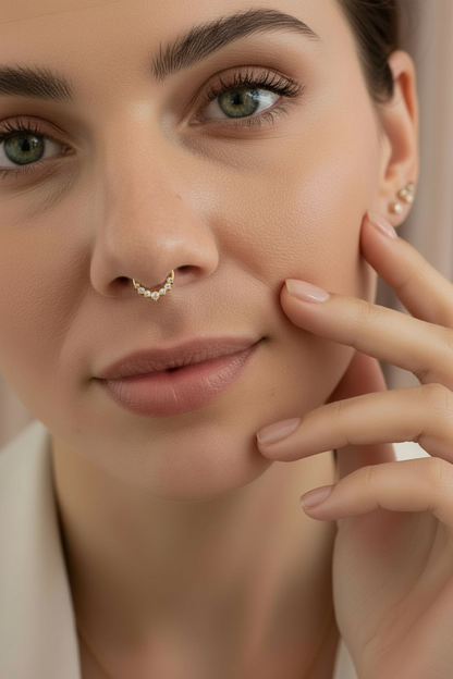 Piercing anneau diva