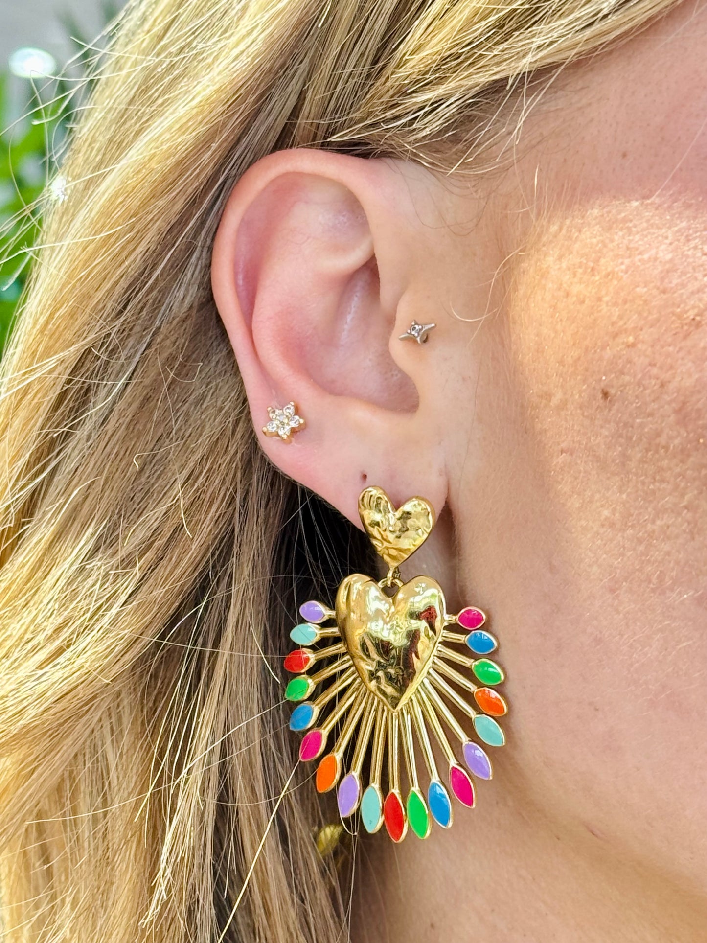 Boucles d’oreilles Cœur