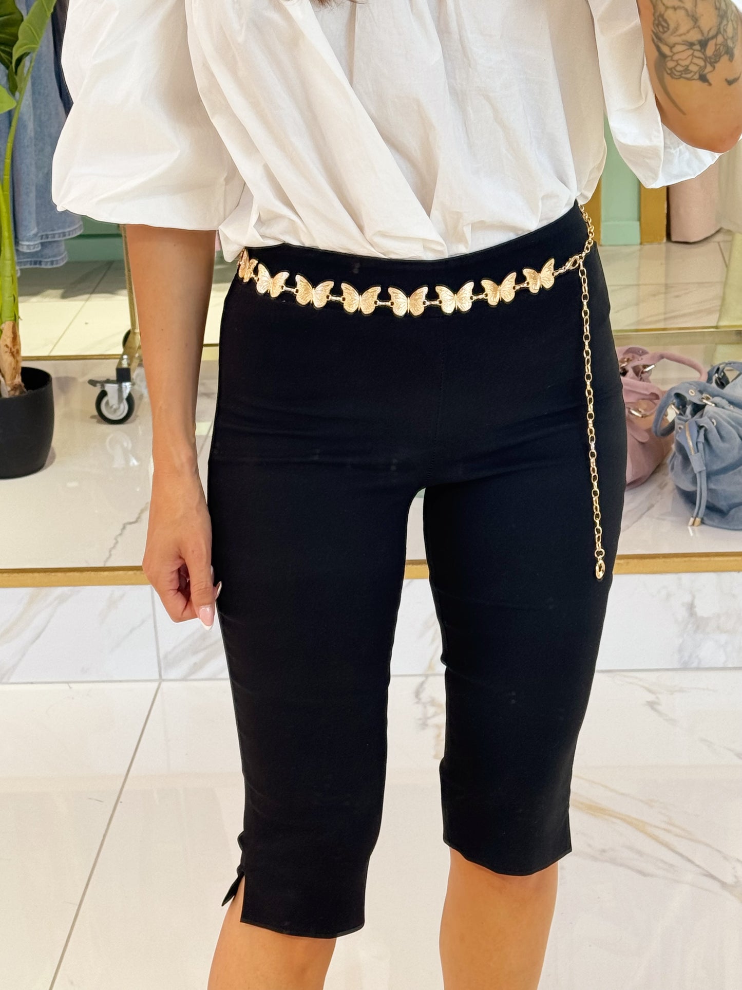 Pantalon Capri noir