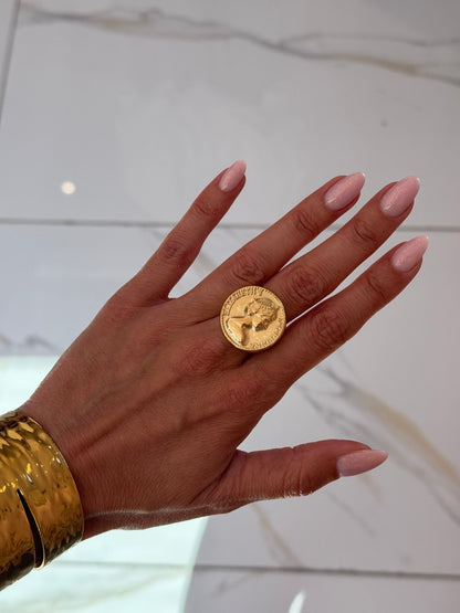 Bague pièce or