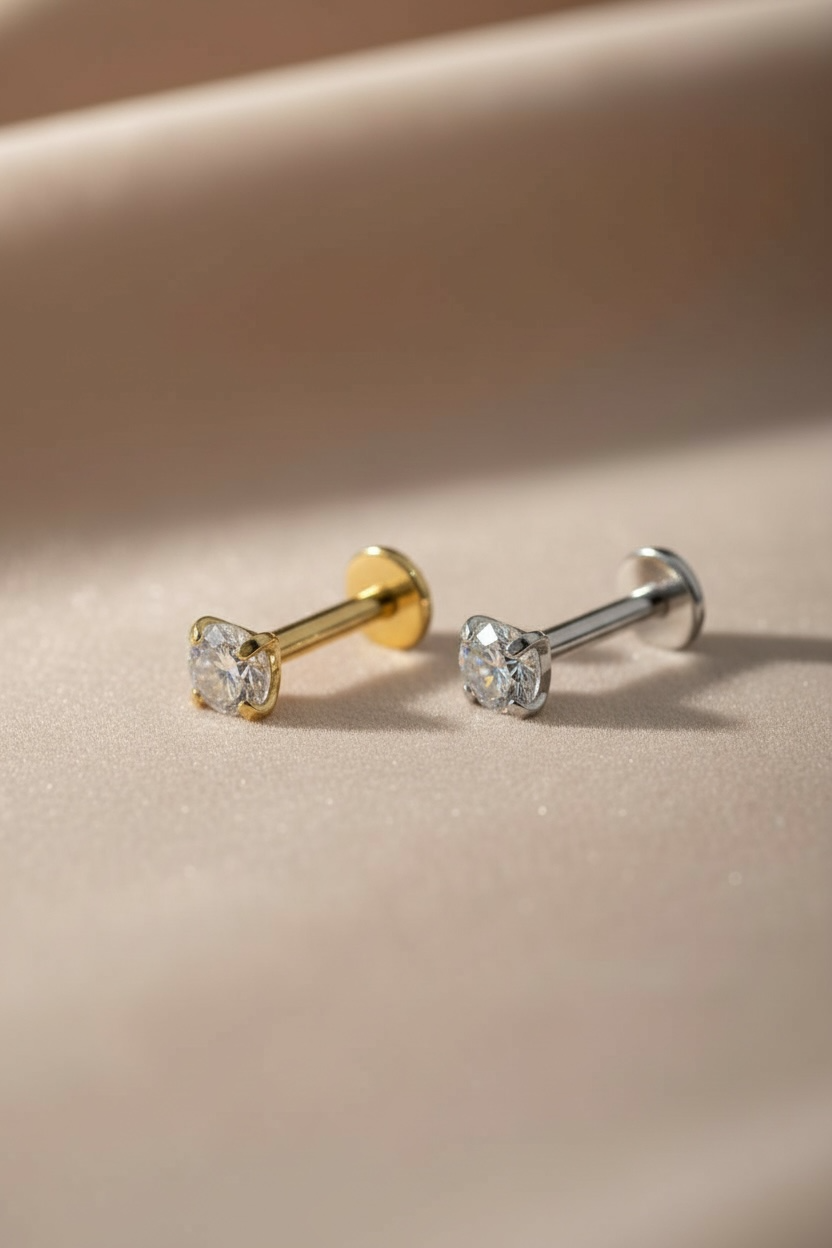 Piercing mini strass