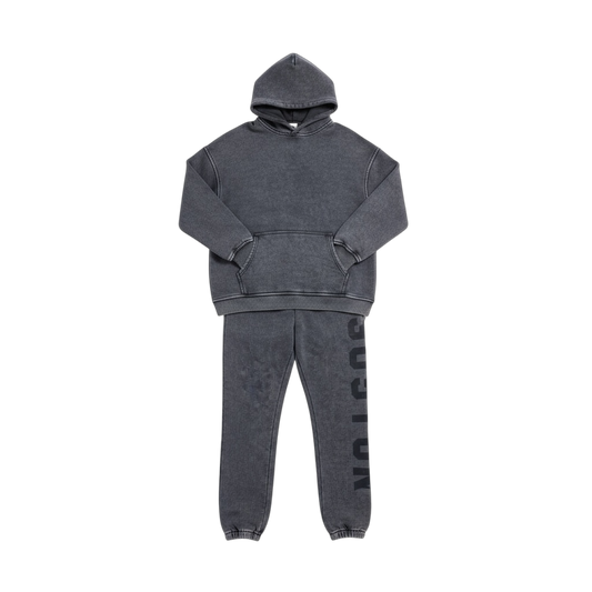 Ensemble Boston gris délavé