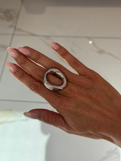 Bague ronde maxi format