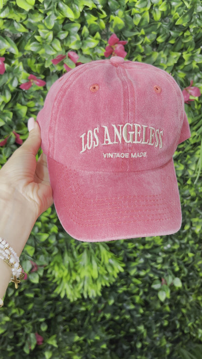 Casquette Los Angeles rose