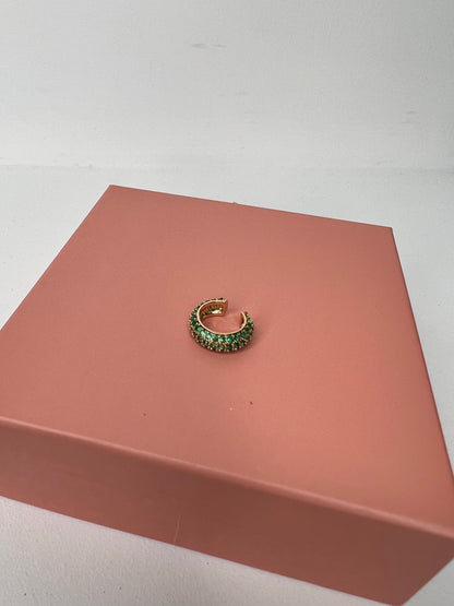 BAGUE D’OREILLE RAINBOW VERTE