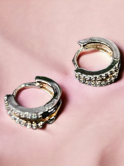 Boucles d’oreilles spacy doubles