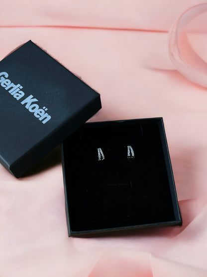 Boucles d’oreilles spacy doubles